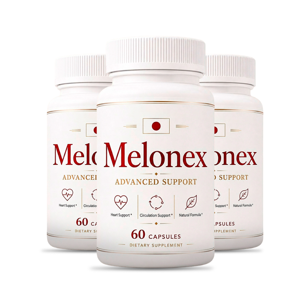 Three bottles of Melonex capsules